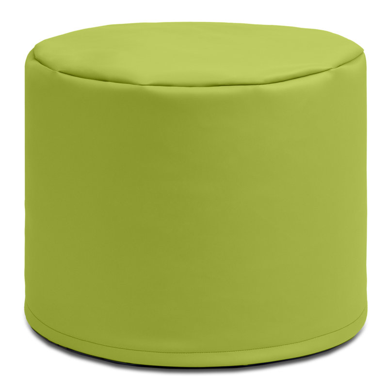 Pouf modulaire 21 po Spring, Similicuir vert