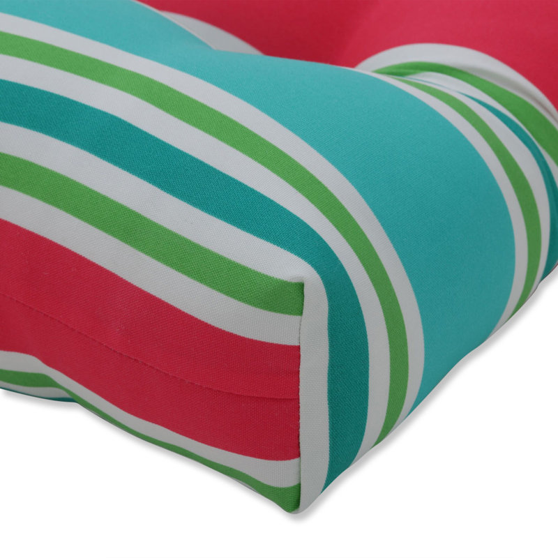 Coussin de siège intérieur / extérieur Dmitris, L 48 po, Rouge