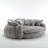 Modern oversized sofa bed with armrests-1132494186