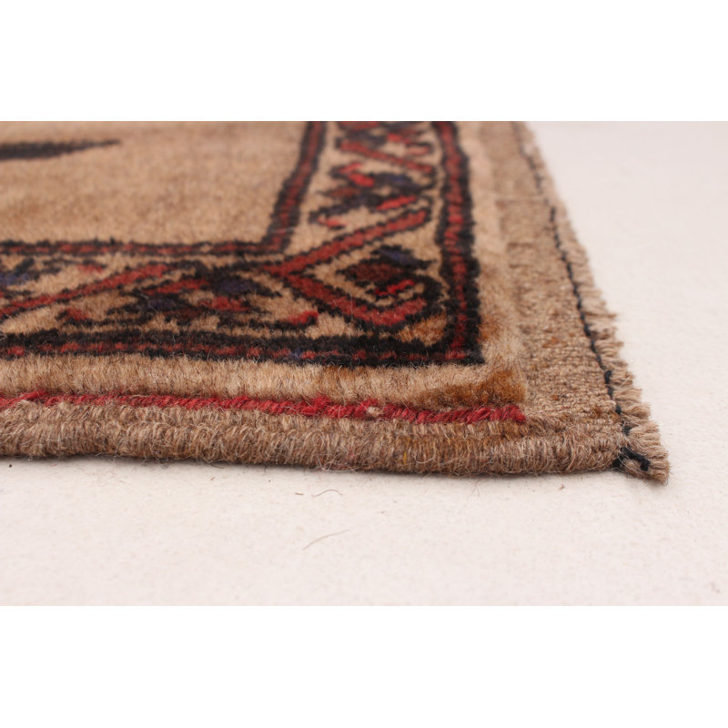Tapis brun clair Rare War 3 pi 1 po x 4 pi 9 po