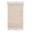 Wool Striped Area Rug in White-941126355