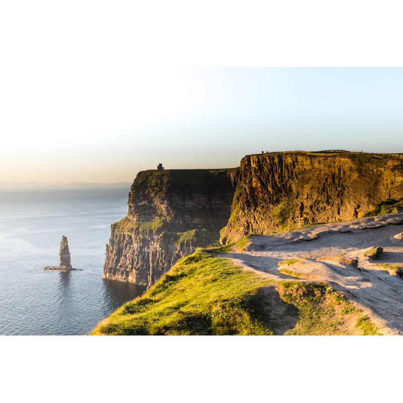 Falaises de Moher - photographie sur toile tendue, H 24 po x l 36 po