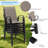 Steel Quick-Dry Fabric Stackable Patio Dining Chairs