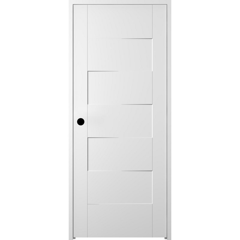 Porte intérieure pré-suspendue Lester, 32 po x 80 po, Côté gauche