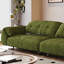Coussin en chenille vert-1445805816