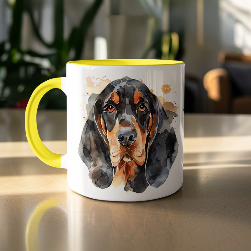 Ceramic Coffee Mug, Yellow