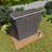 5X3 FT Metal Outdoor Storage Shed, Tool Shed With Pitched Roof And Lockable Door Compact Metal Tool Shed