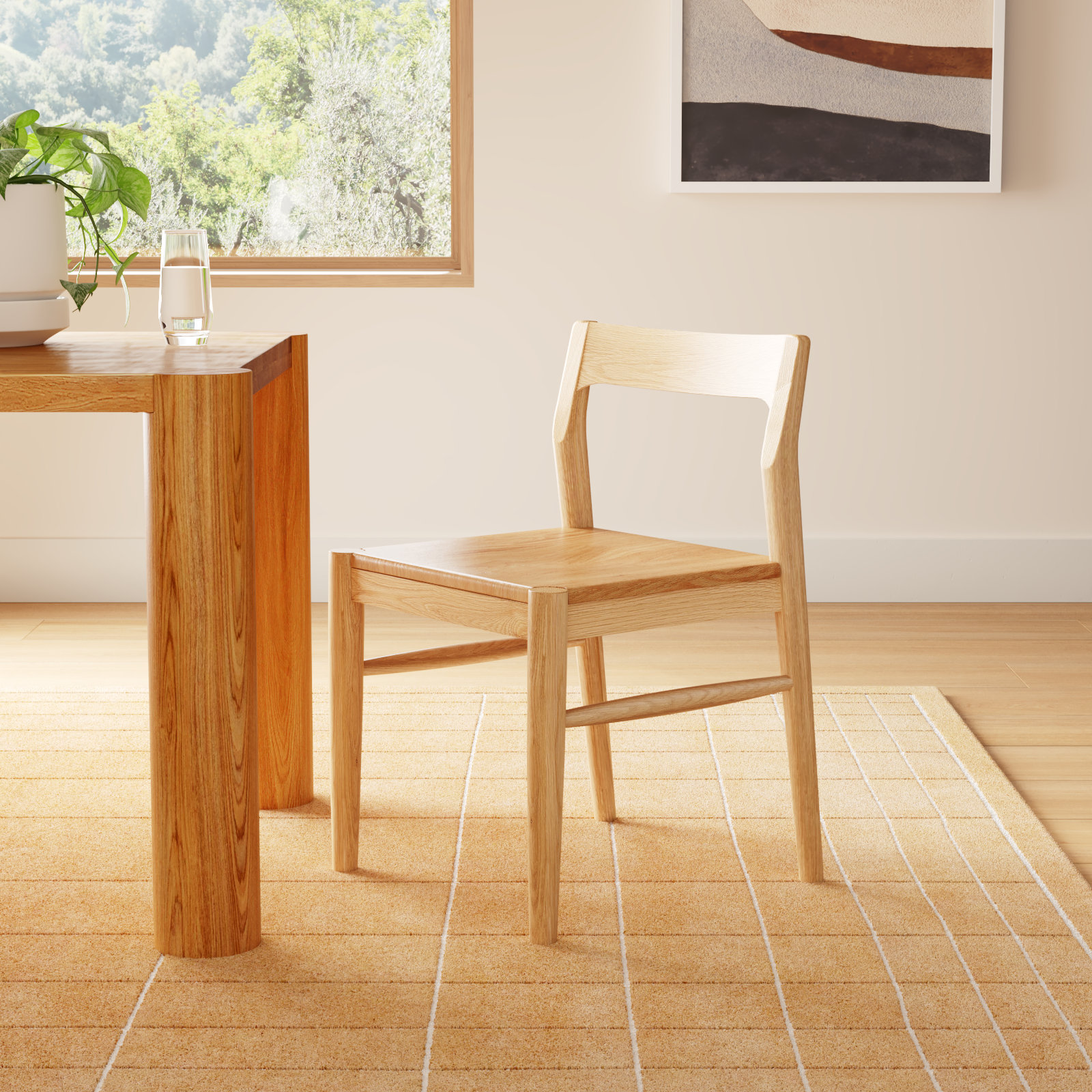 Krieger Dining Chair, Natural