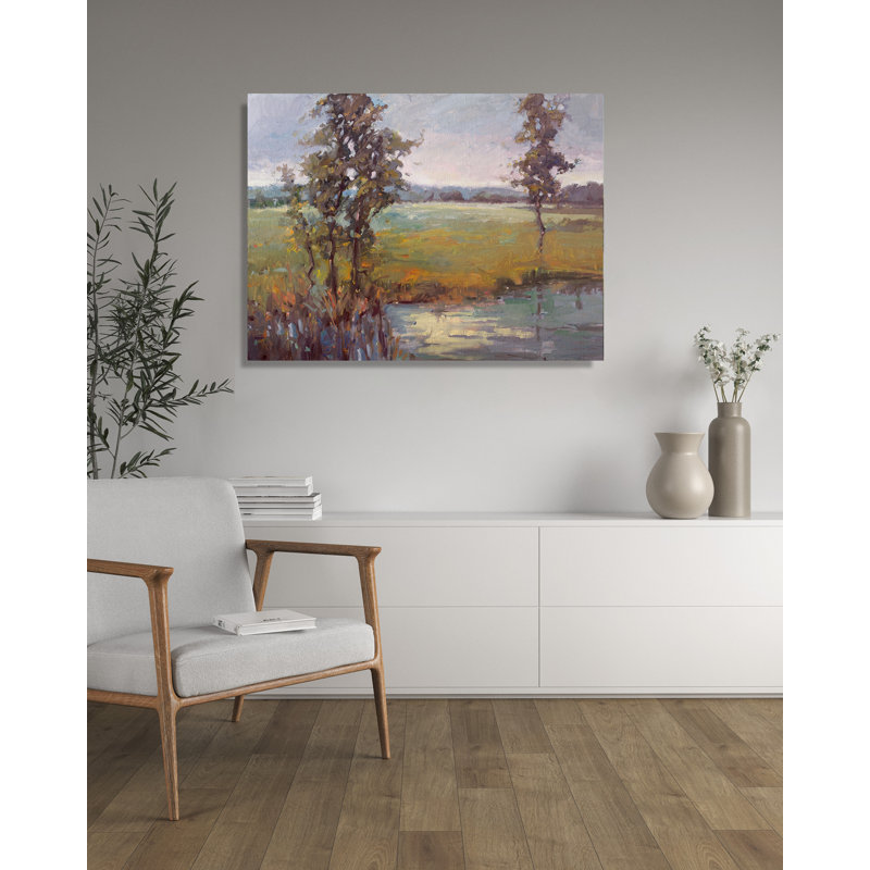 Morning On The Marsh Print, 30" H x 40" W x 2" D, Wrapped Canvas