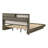 Bed Bookcase Headboard Grey Oak-2014664789