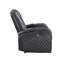 Fauteuil inclinable électrique en cuir Alair de Aire avec Bluetooth, chargeur sans fil et porte-gobelet