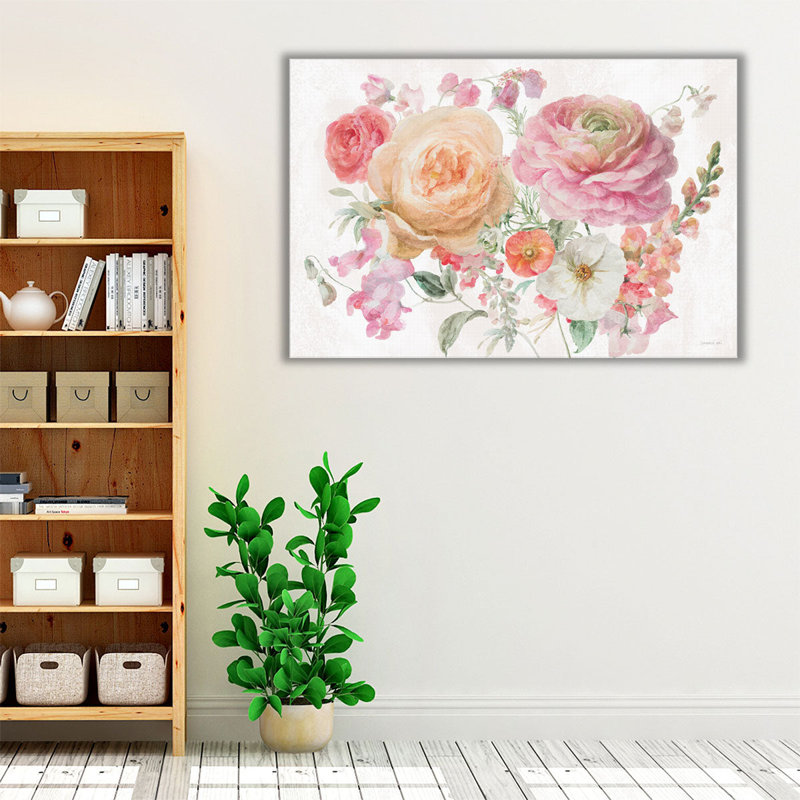 Sorbet Floret I - reproduction d'art sur toile, H 20 po x l 30 po