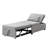 Folding Ottoman Sofa Bed Gray-338385396