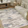 Sarah Modern Abstract Machine Washable Area Rug with Non-Slip Backing