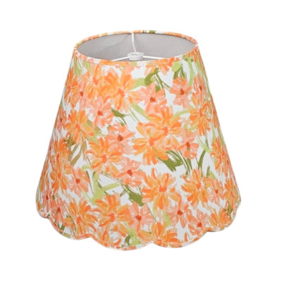 Abat-jour empire en tissu 10 "H