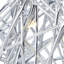 Metallic Silver Reindeer, Pre-Lit with 120 Micro Warm White LED Lights, Plug In-1631158944