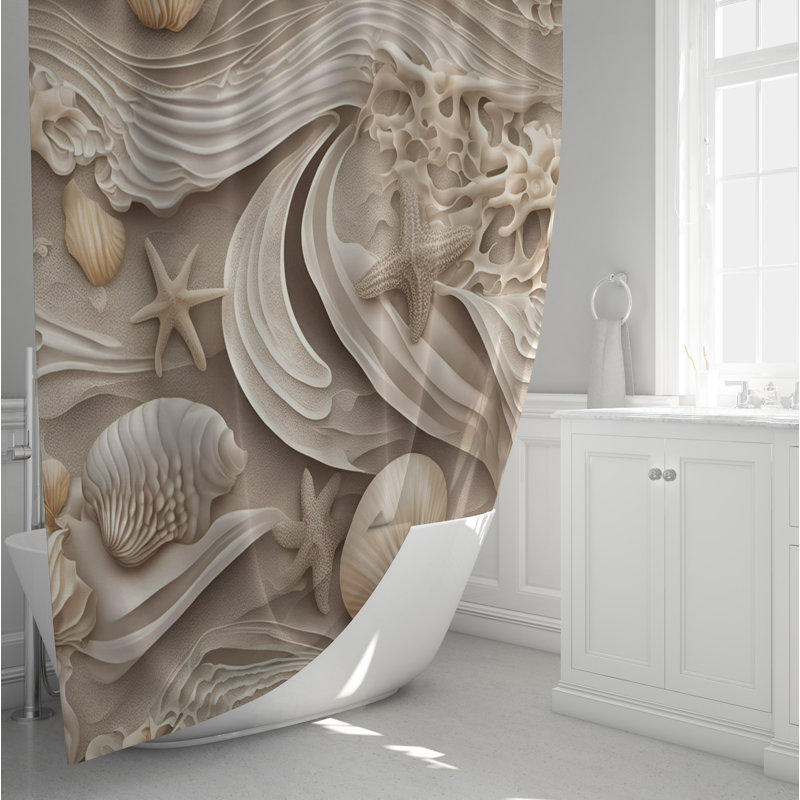 Rideau de douche Deelip, L 70 po x L 72 po