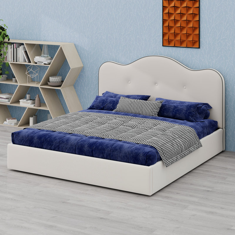 Luxurious Upholstered Platform Bed Frame