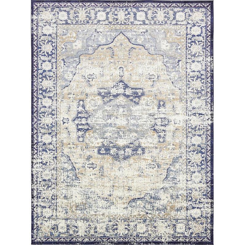 Bellona Ikat Indoor Rug, Rectangle 9' x 12'