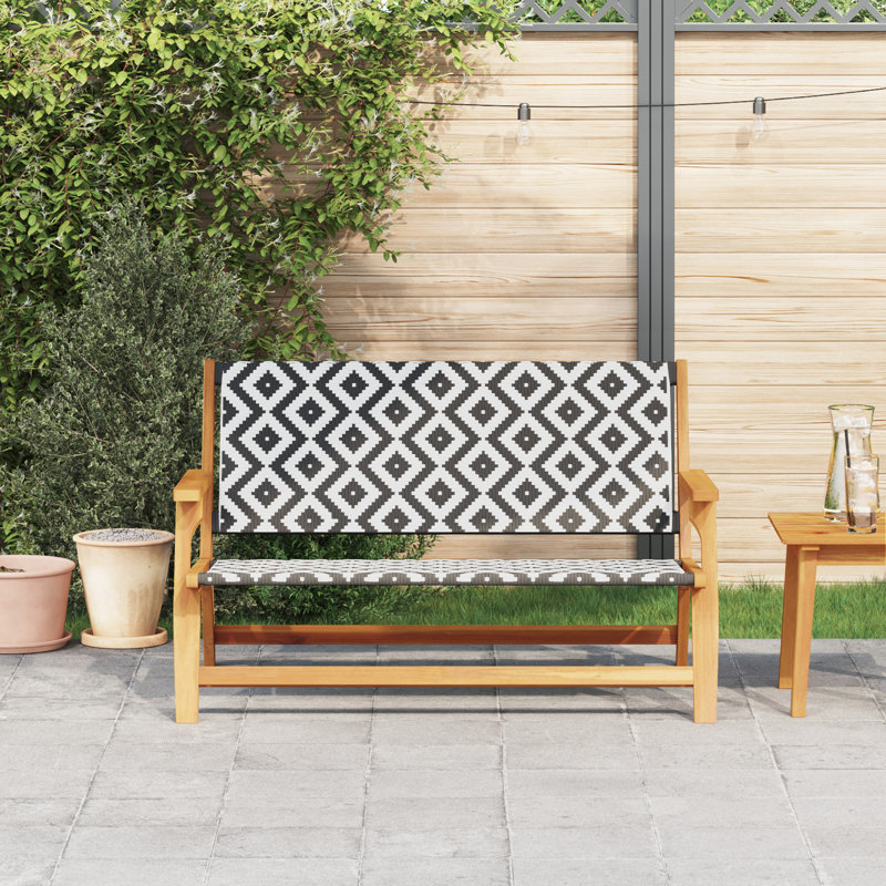 Solid Wood Acacia Outdoor Bench