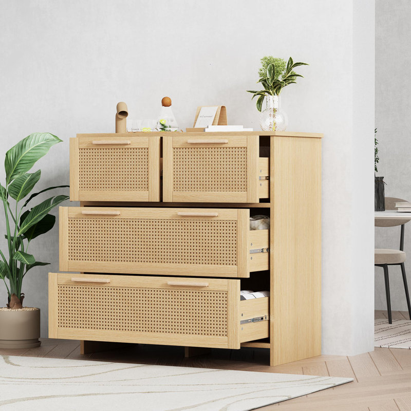 Chest Of Drawers With 4 Drawers, Brown