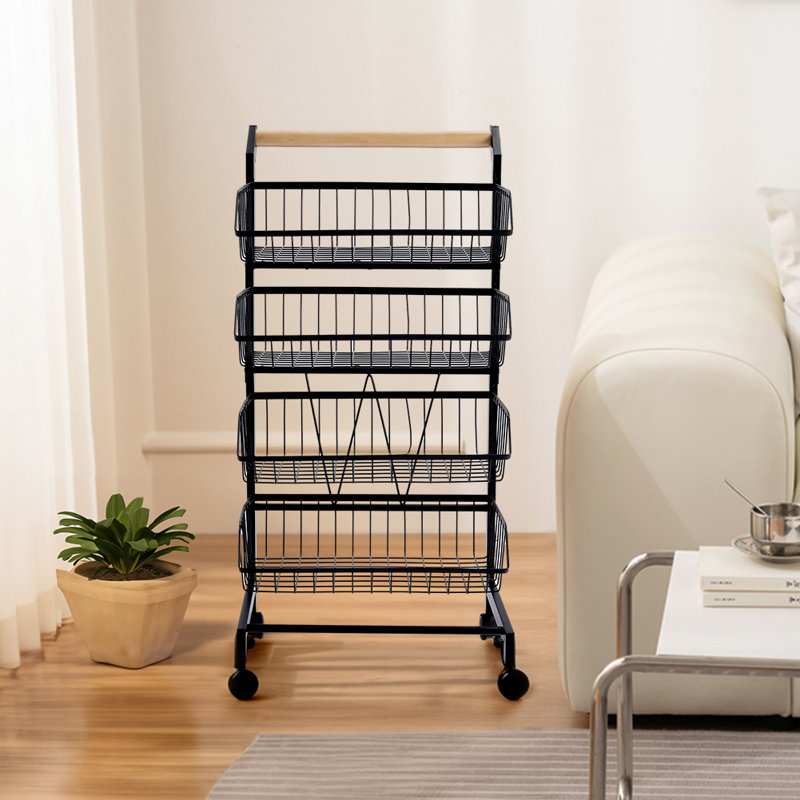 90cm H x 42cm W Utility Cart with Wheels