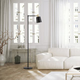 Decorian 60'' Black Floor Lamp