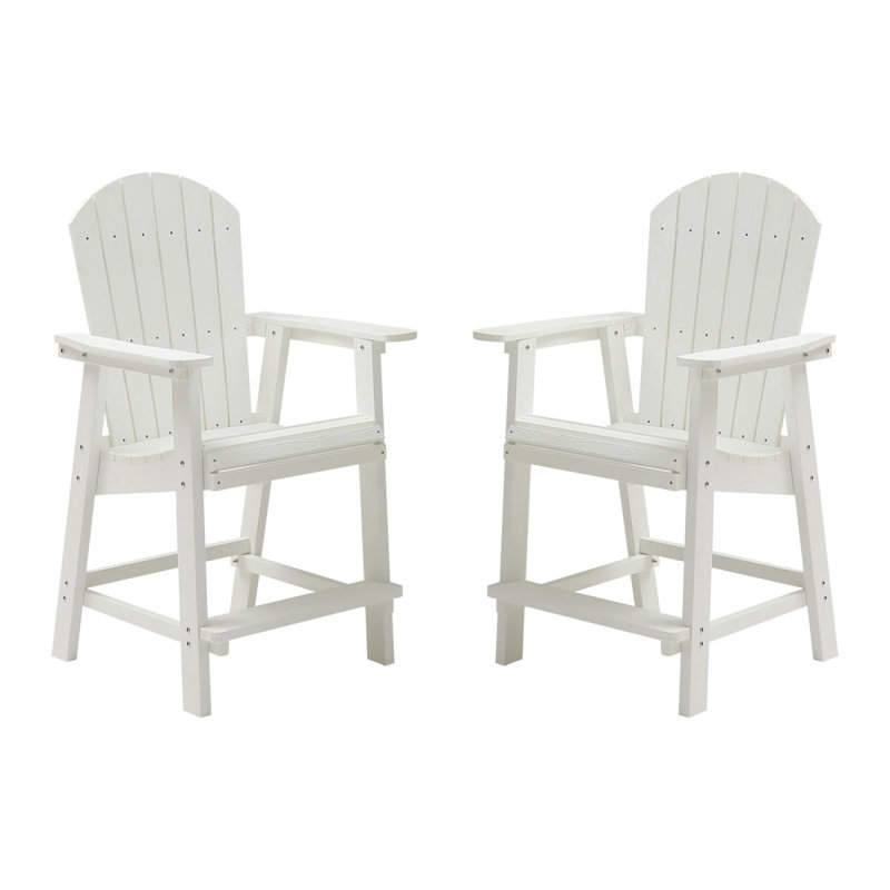HIPS Bar Chair With Armrest,Patio Bar Chair Set Of 2 Outdoor Bar Set Patio Bar Set