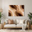 Gradient abstrait 59, art mural en métal beige-1935071174