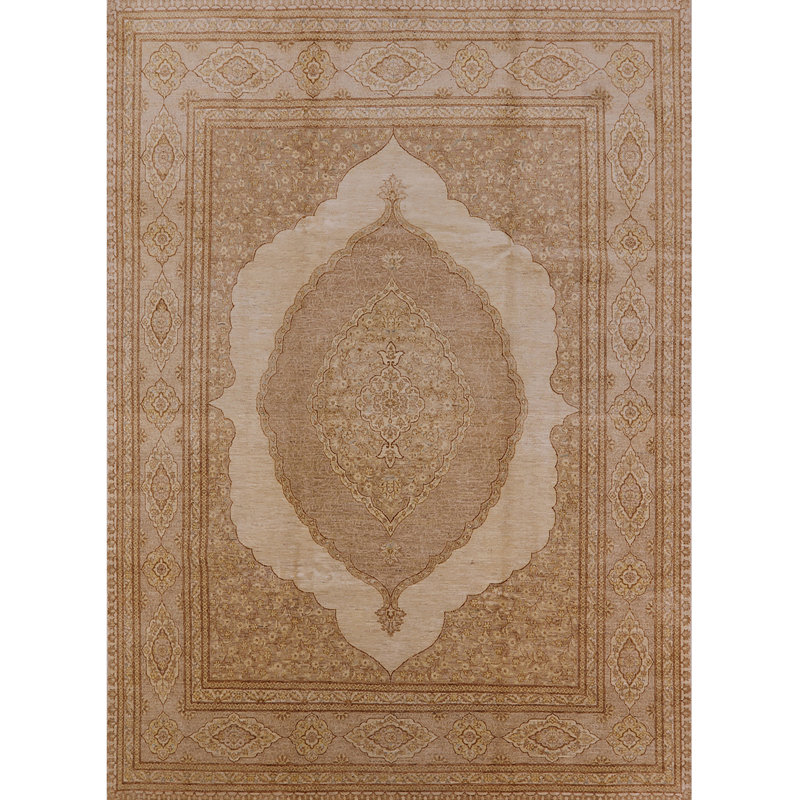 Tapis oriental beige, Rectangle 8 pi x 12 pi