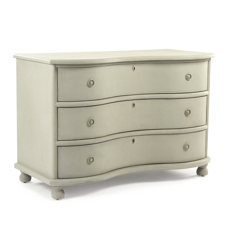 Chloe 3 - Drawer Solid Wood Dresser