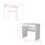 Bureau Eden, bureau, blanc