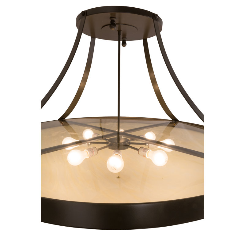 Urban 8 - Light Semi Flush Mount