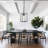 Dimmable Square / Rectangle Chandelier