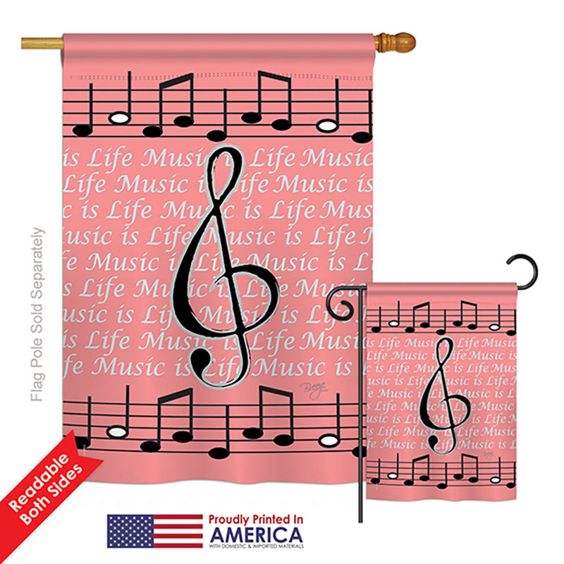 Double Sided Polyester Garden Flag