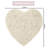 Schoenberger Heart Shape Bath Rug 25"x25"-1611439381