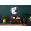 Huldar Glass Flat Wall Mirror