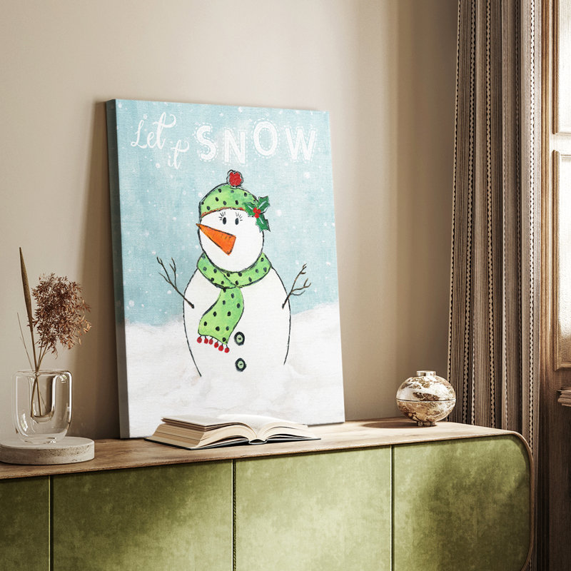 Jolly Snowman II - galerie sur mesure, H 18 po x l 12 po