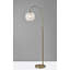 Tahira 61.75'' Gold Task Floor Lamp