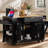Rolling Wood Kitchen Cart Island-1253759817