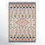 Tahoe Wool Southwestern Area Rug in Pink/Beige/Black-2086399115