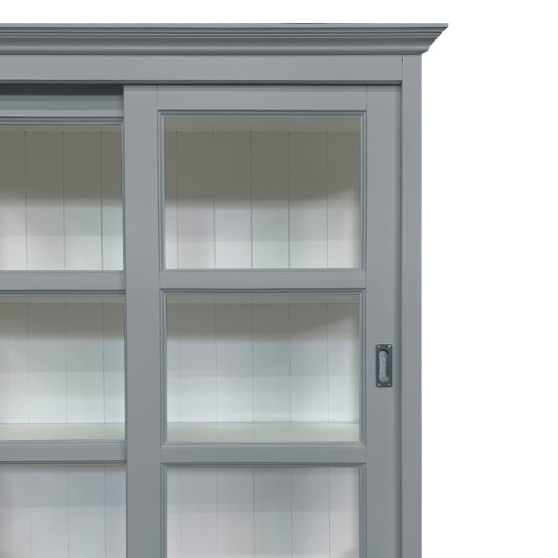 Babetta 125 cm W Display Cabinet, Window Grey