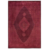 Overdyed One-of-a-Kind 6' 7" X 9' 8" Hand Knotted Area Rug