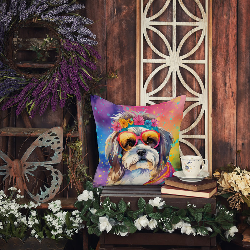  Coussin décoratif intérieur / extérieur en polyester Autre / Sans motif, 18 po x 18 po