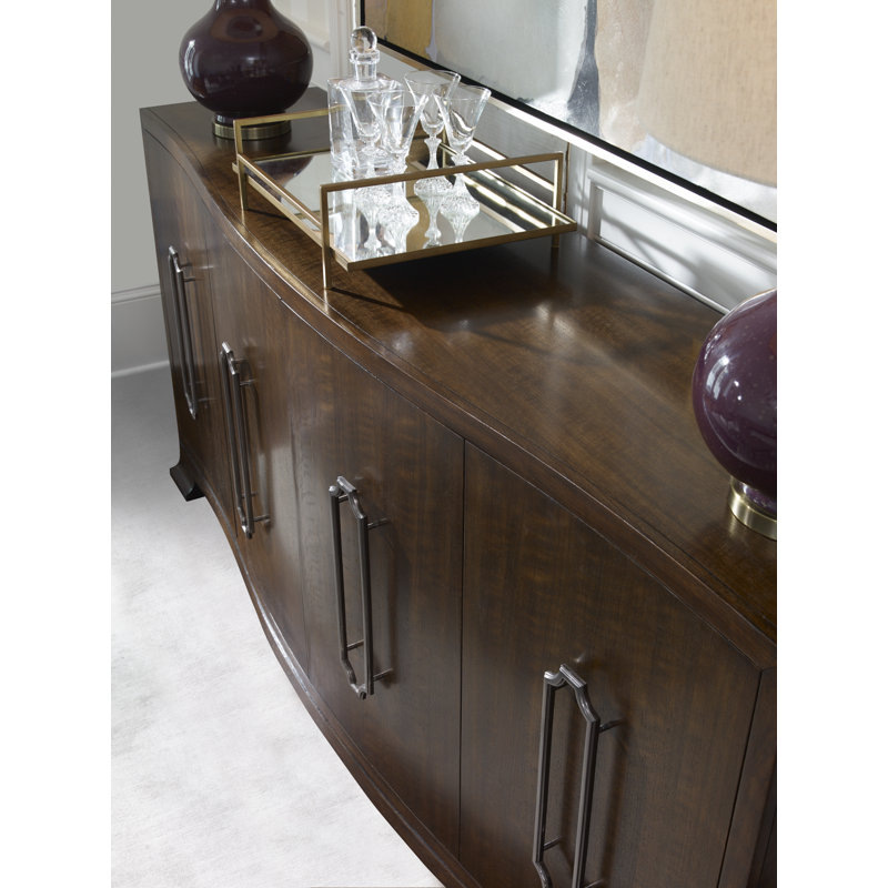 Adrian 86.25'' W Solid Wood Sideboard