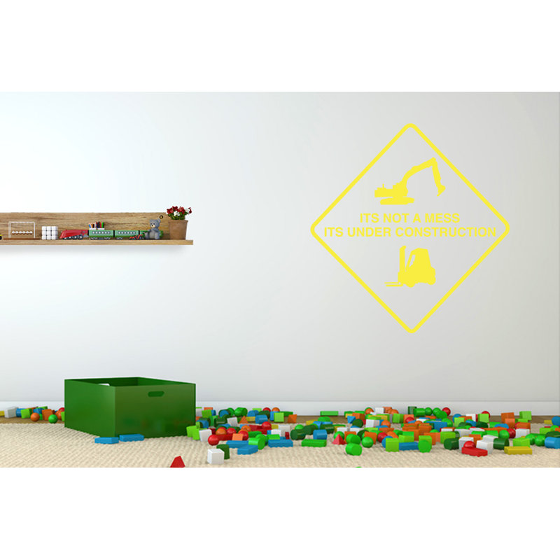 Wall Decal, Bright Yellow