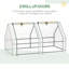 Mini jardin extérieur portatif 6 pi x 3 pi x 3 pi Outsunny-118111228