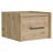 Macadamia Floating Nightstand, Wall-Mounted End Table with Single Drawer & Handle