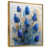 Toile avec cadre flottant or