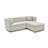 Velvet For Living Space - Modern Upholstered With Vertical Tufting Home Decoration Contemporary-117813167